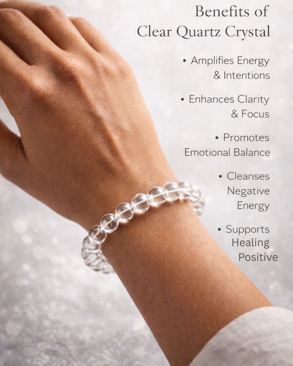 Clear Quartz Clarity Bracelet