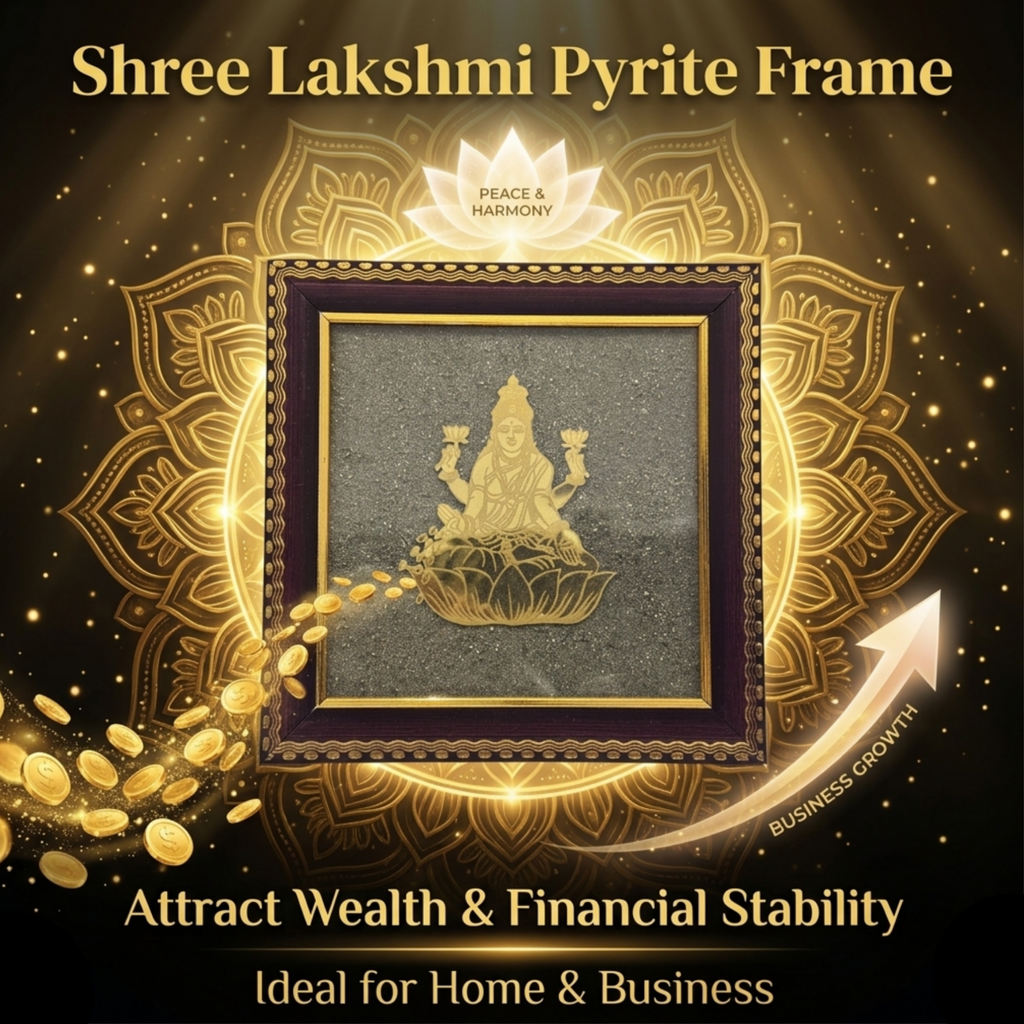 Lakshmi Ji Pyrite Frame
