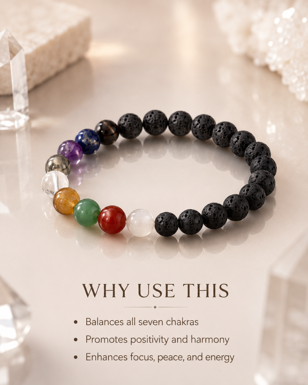 Seven Chakra Balance Bracelet