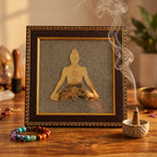 Seven Chakra Pyrite Frame