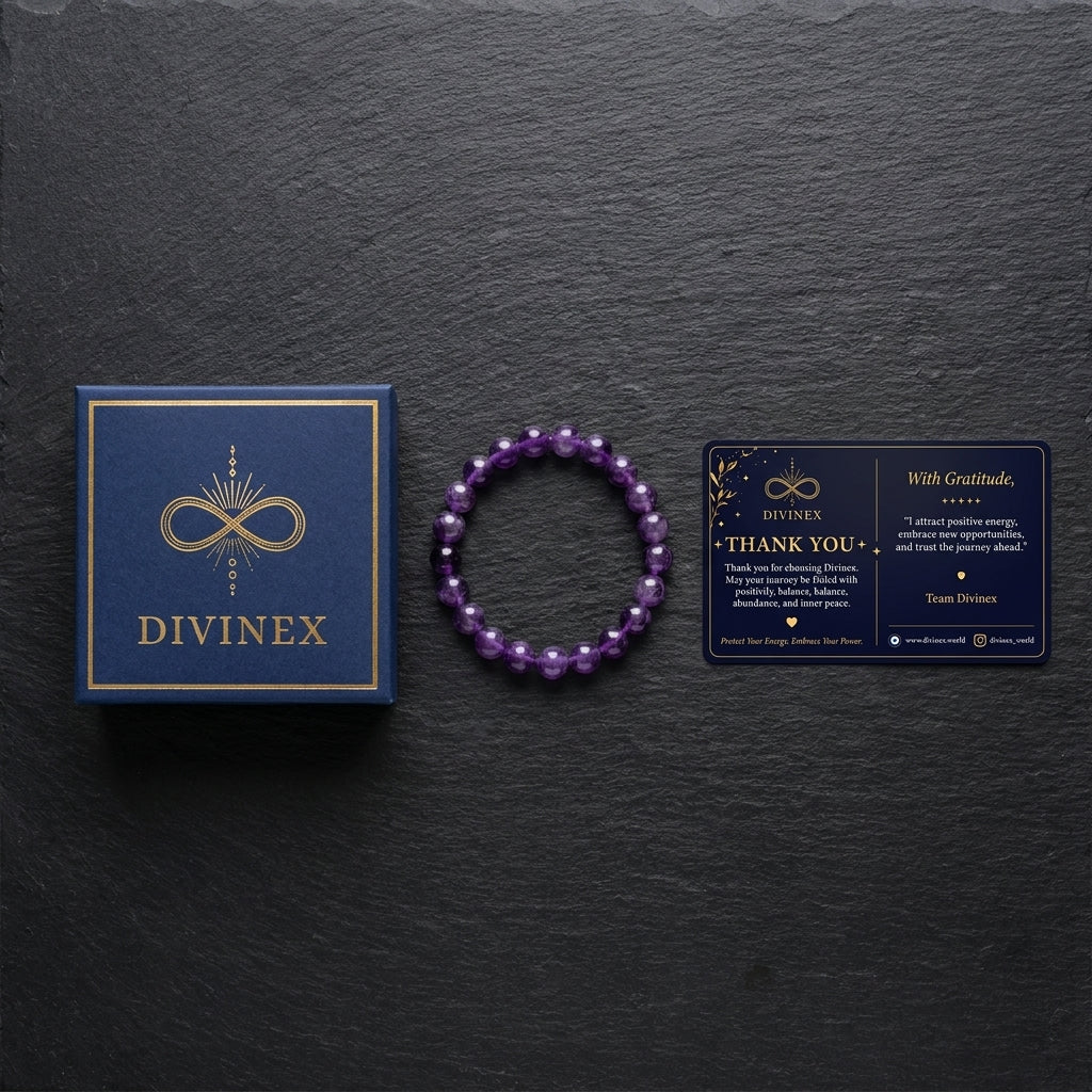 Amethyst Peace Bracelet