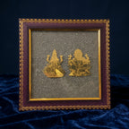 Lakshmi Ganesh Pyrite Frame