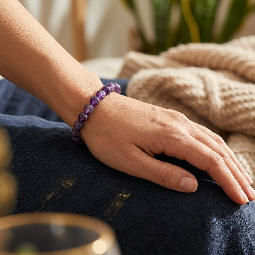 Amethyst Peace Bracelet